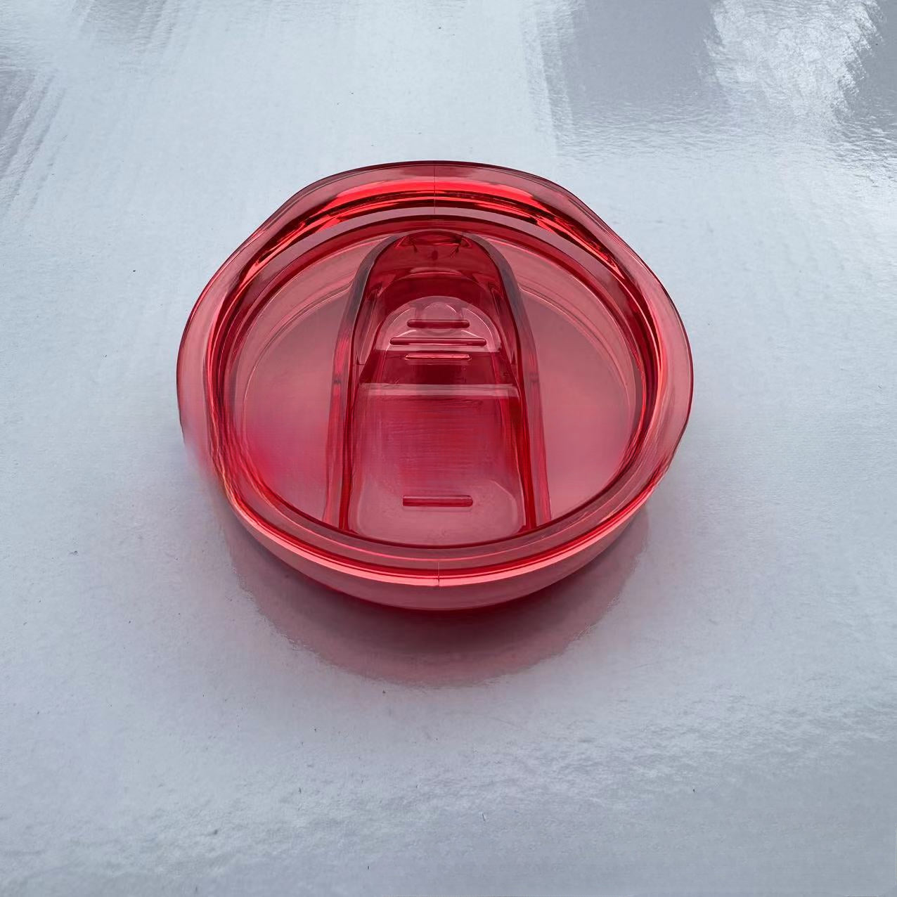 Wholesale 50pcs Glass Colored Stainless Steel Plastic Push Cup Lid